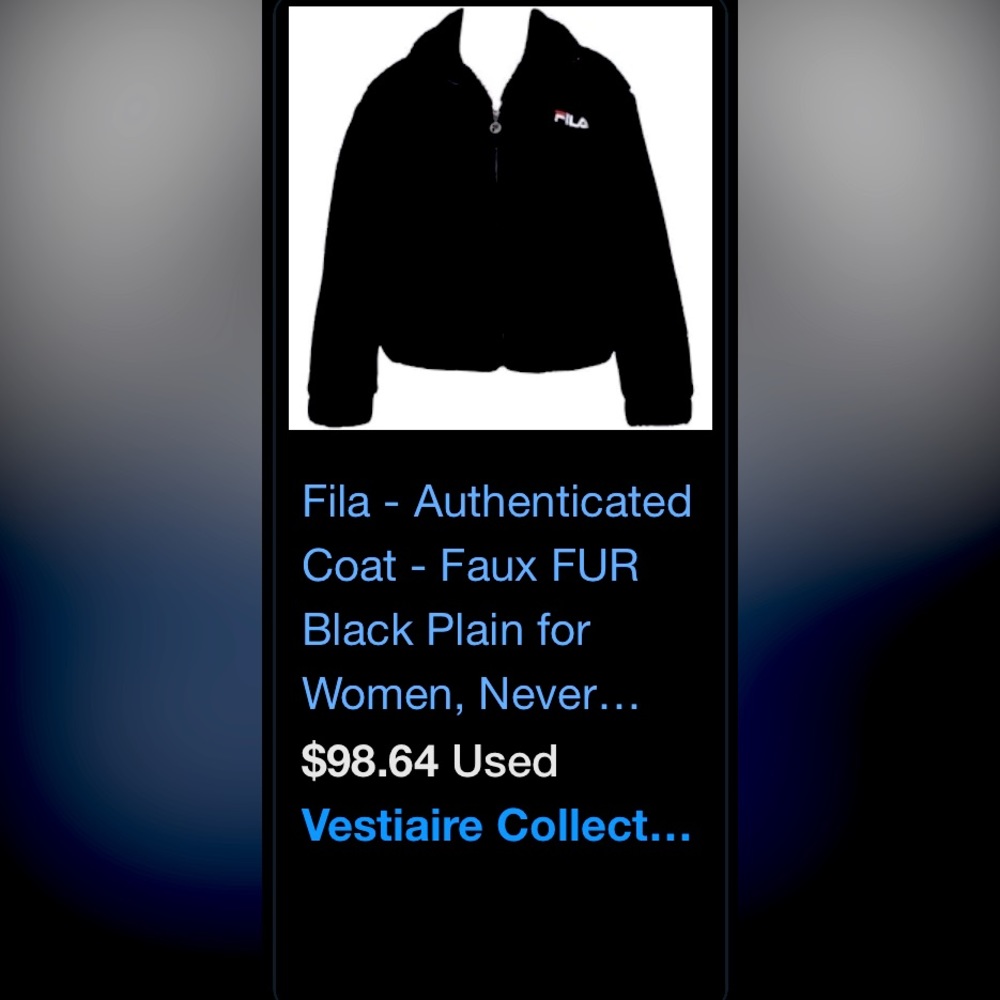 Black Fila crew for $
